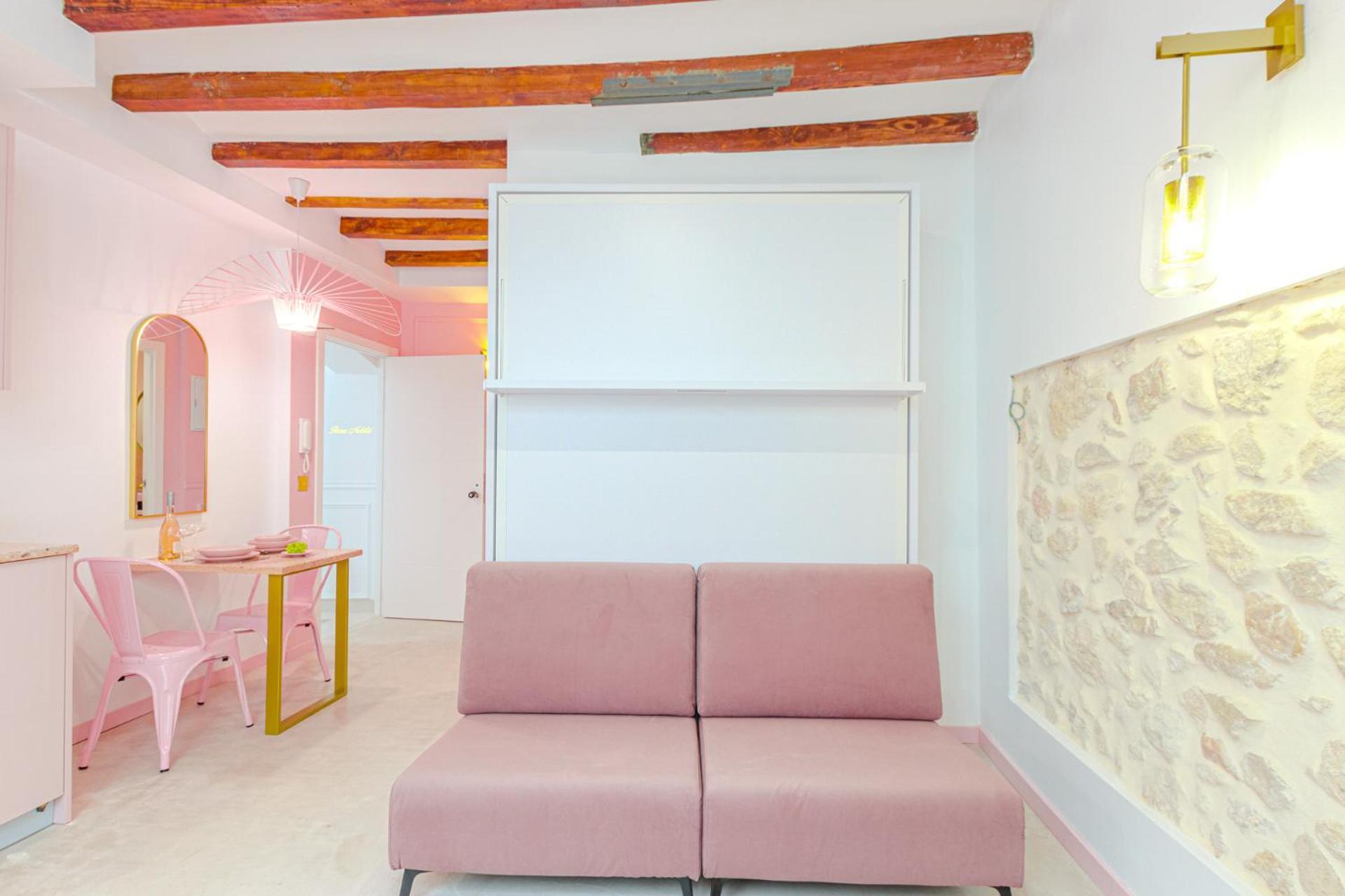 Glamorous Pink Studio In City Center Alicante Bagian luar foto