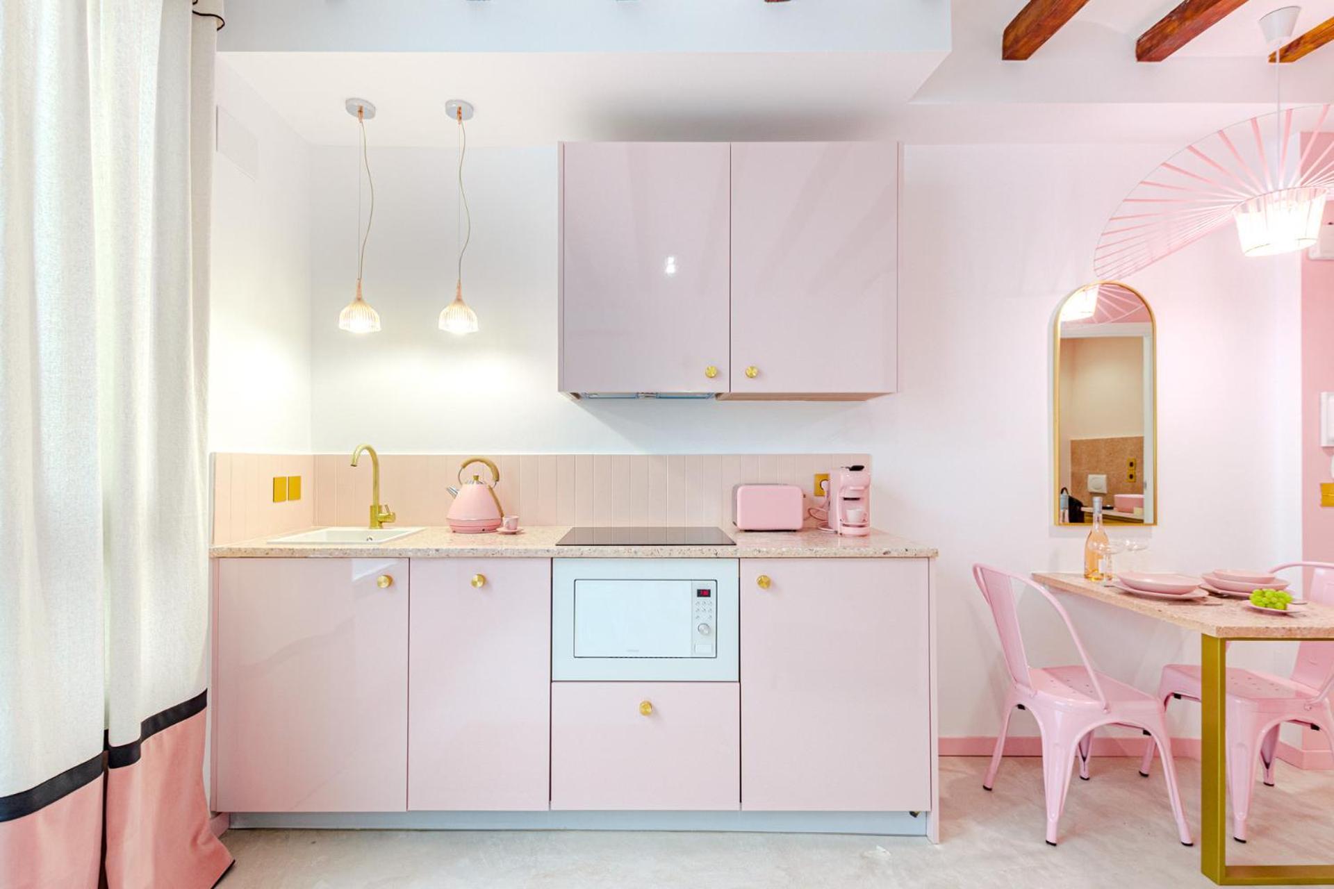 Glamorous Pink Studio In City Center Alicante Bagian luar foto